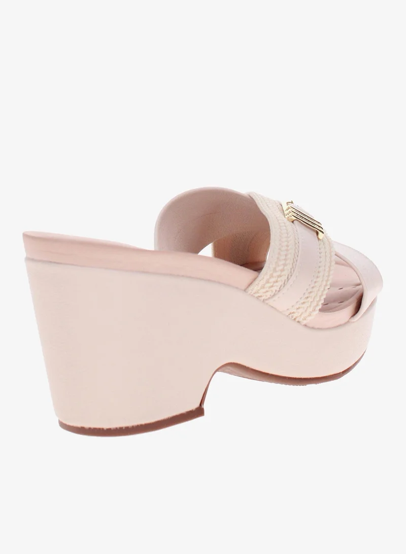 Modare Cream Modare Women’s Flat Summer Footwear – Lightweight Slip-On Comfort with Stylish Casual Design for Women | Best Price UAE