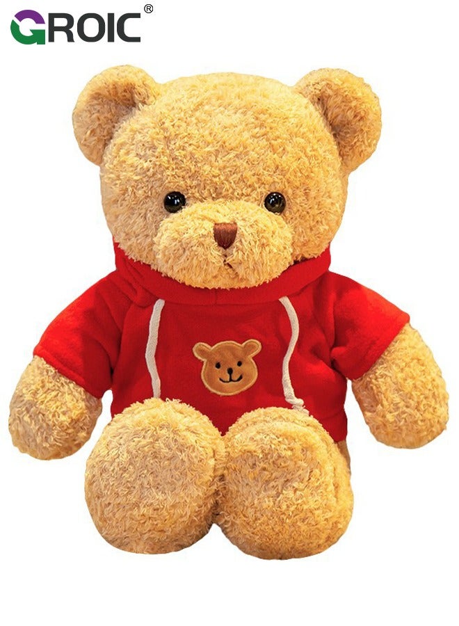 GROIC 30CM Teddy Bear Stuffed Animal Plush Bear with Sweater,Labubu Doll Lovely Plushies for Animal Themed Parties,Children's Companion Toy  - Image 1