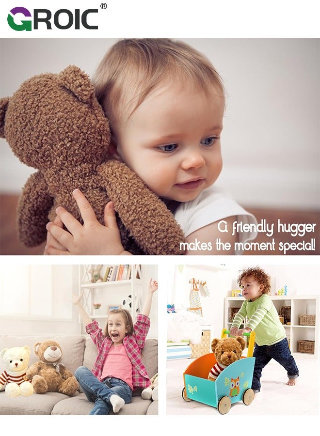 GROIC 30CM Teddy Bear Stuffed Animal Plush Bear with Sweater,Labubu Doll Lovely Plushies for Animal Themed Parties,Children's Companion Toy  - Image 5