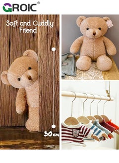 GROIC 30CM Teddy Bear Stuffed Animal Plush Bear with Sweater, Lovely Plushies for Animal Themed Parties,Children's Companion Toy  - Image 4