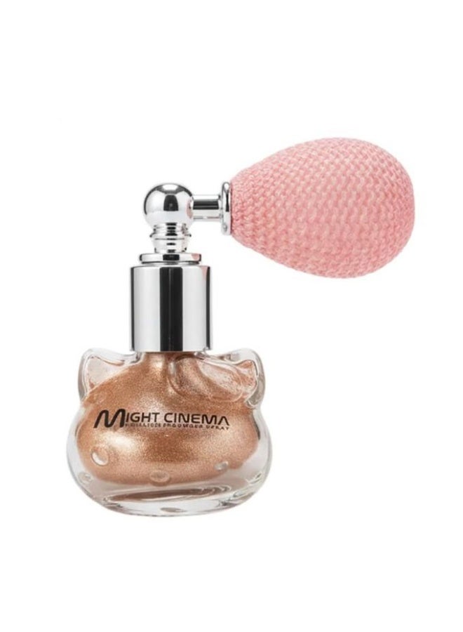 A complete makeup set: blush and contour palette, elegant mirror, and highlighter and glitter spray for a dazzling look. - Image 3