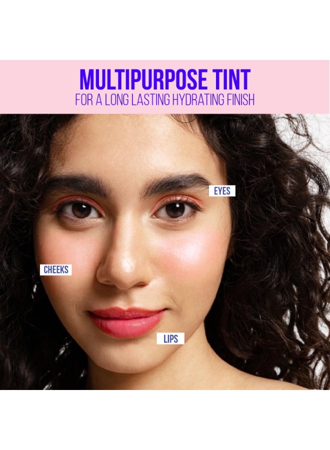 Blue Heaven Glossy Blush & Juicy Lip & Cheek Tint Infused with Pomegranate & Strawberry Extract|Multipurpose 3 in 1 Lip Tint|Long Lasting, Water Proof & Hydrating Liquid Blush, Watermelon Juice, 9ml - Image 4