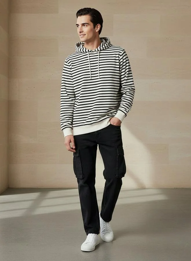Lee Cooper Lee Cooper Men Striped Hoodie