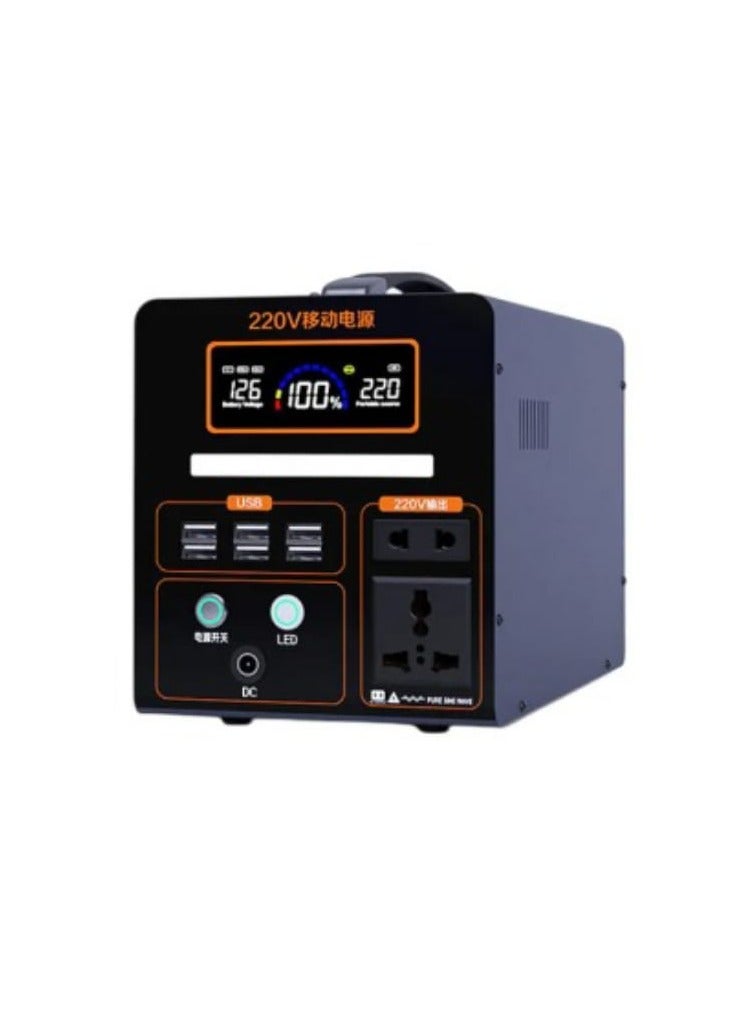 Portable Power Station 600W 220V Portable Outdoor Generator Emergency Power Power bank Power Station