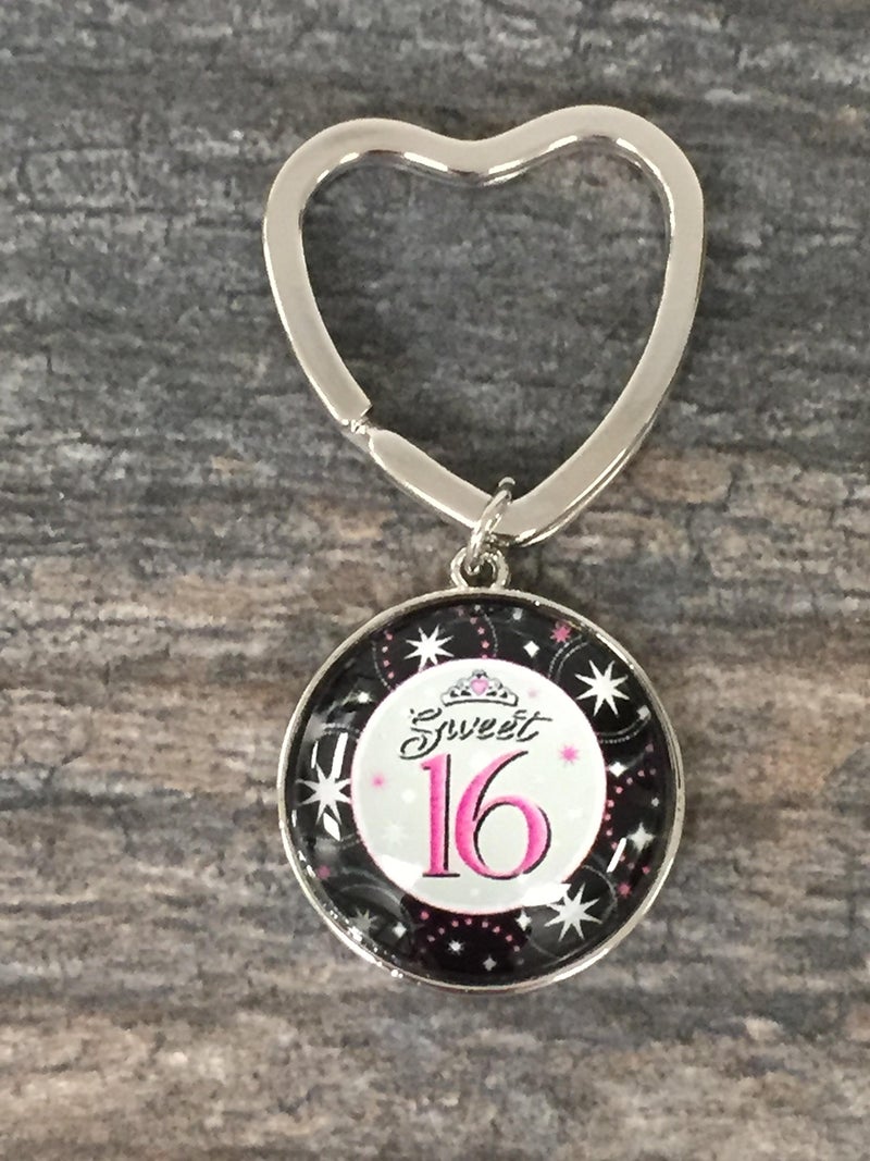 Infinity Collection Sweet 16 Keychain - Sweet Sixteen Gift for Girls - Image 2