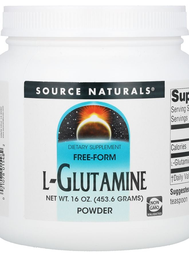 L-Glutamine Free-Form Powder 16 oz (453.6 g)