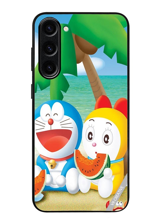 VR CREATIVE Protective Case Cover For Samsung Galaxy S24 Doremon And Doremi Design Multicolour - Image 1