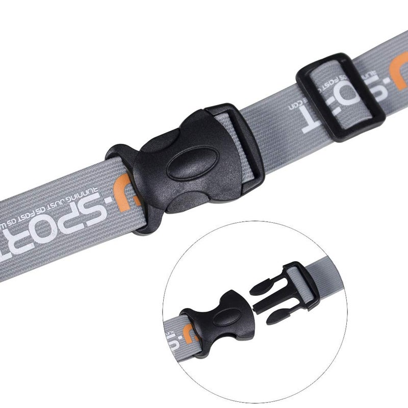 RJ-Sport Race Number Belt - Triathlon Race Belt BIB Holder with 6 Energy Gel Loops for Triathalon, Marathon, Running and Cyclying - Image 3