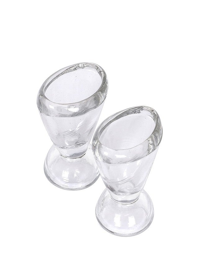 QIMACPLUS Glass Eye Wash Cup with Engineering Design to Fit Eyes for Effective Cleansing Superior, Smooth Edge,Snug Fit- with Storage Container Soothing Relief from Allergens, Irritants, Makeup, Dust, Dry Eyes - Image 1