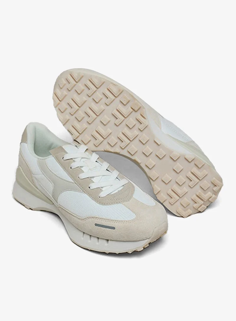 R&b  Color Block Lace Up Sneakers for Women | Best Price UAE