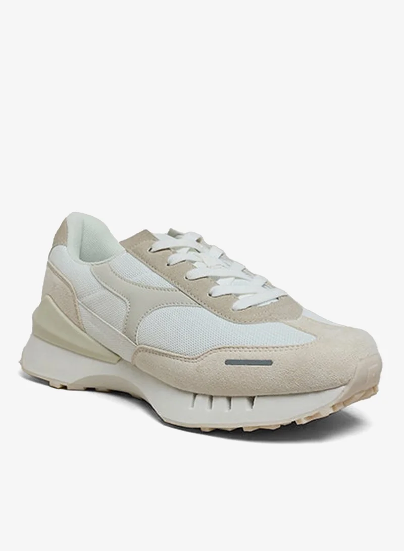 Color Block Lace Up Sneakers