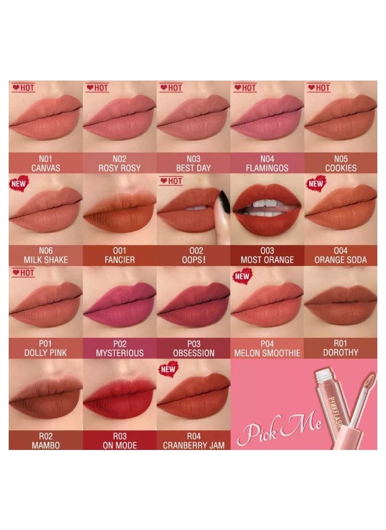 PINKFLASH - Pinkflash Melting Matte Lip Cream P04 - Image 1