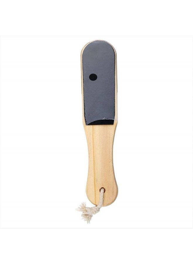 Teensery 2 Pcs Wooden Foot File Double Sided Exfoliating Feet Rasp Callus Dead Skin Remover Pedicure Foot Care Tool  - Image 2