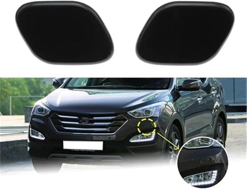 Wivplex Front Headlight Washer Nozzle Pair for Hyundai Santa Fe - Image 5