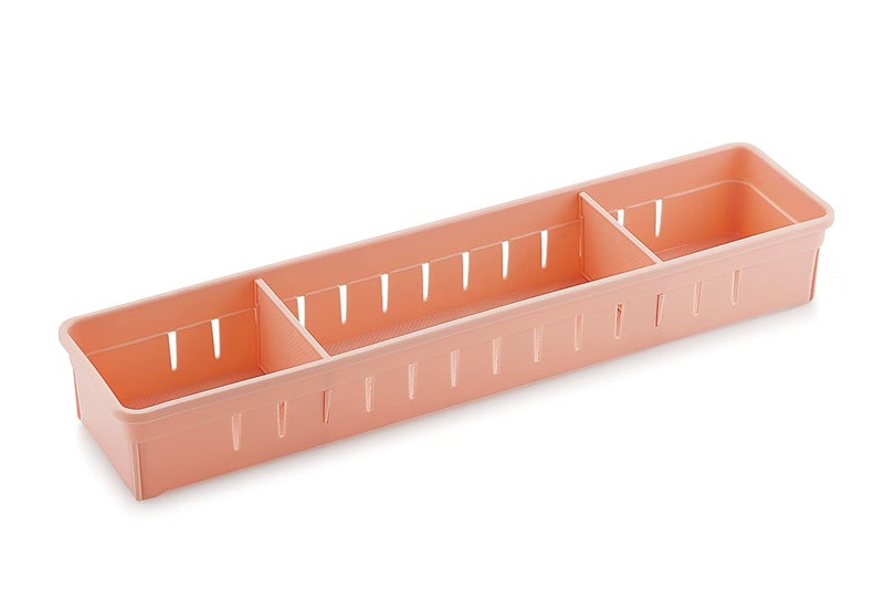Liza Adjustable Stretchable Interlocking Drawer Clapboard DividerGrid Closet Sorting PartitionPlastic Strips Separators Cabinet Storage Box SocksMakeup Set of 3 PcMulti Color - Image 4