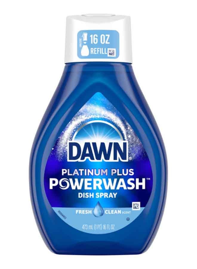 Dawn Platinum Plus Powerwash Fresh Clean Scent Dish Spray Refill 473ml 3746682 - Image 1