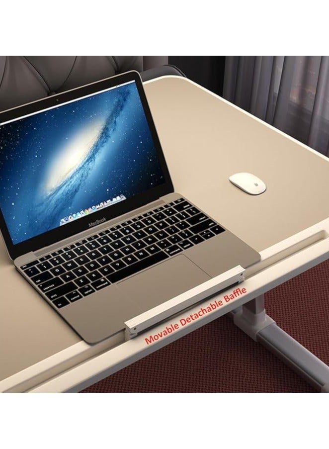 Green Tiger Laptop Desk with Tiltable Tabletop, Portable Laptop Table for Writting Reading, Height Adjustable Lap Desk with Foldable Legs for Sofa, Folding Food Tray Table, Small Lazy Table for Dinner TV on Bed - Image 3