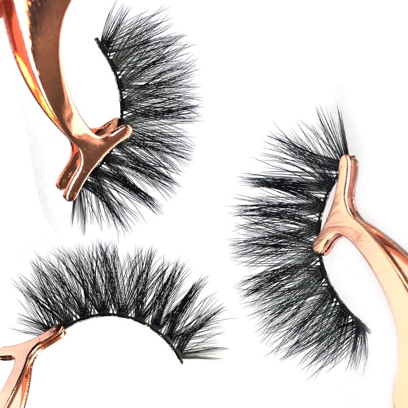 JIMIRE High Volume False Eyelashes Fluffy 3D Lashes Pack 5 Pairs - Image 3