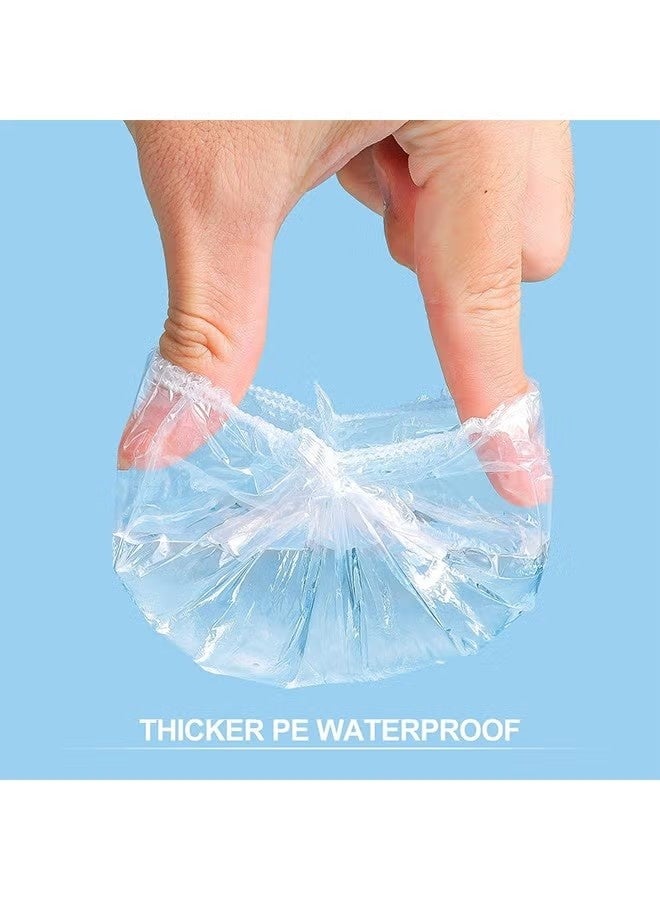 300 Pcs Ear Protector Caps Disposable Elastic Clear Shower Water Ear Covers Large for Hair Dye, Shower, Bathing Ear Cover Caps,Spa Home Use Hotel and Hair Salon - Image 4