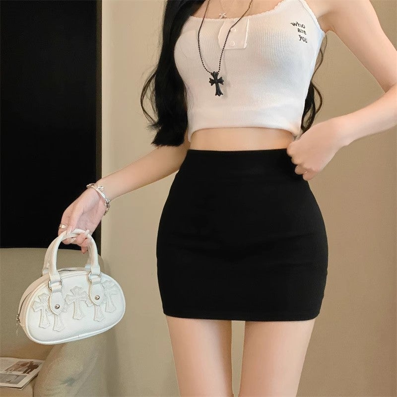 High Waist Bodycon Mini Skirt - Image 1