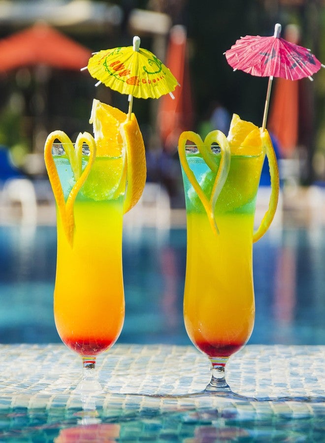 OGGI Cocktail Umbrellas for Drinks 20 pcs - Drink Umbrellas Cocktail Picks, Paper Drink Umbrellas, Mini Drink Umbrellas Toothpicks for Cocktails, 4.25" / 11cm - Image 3