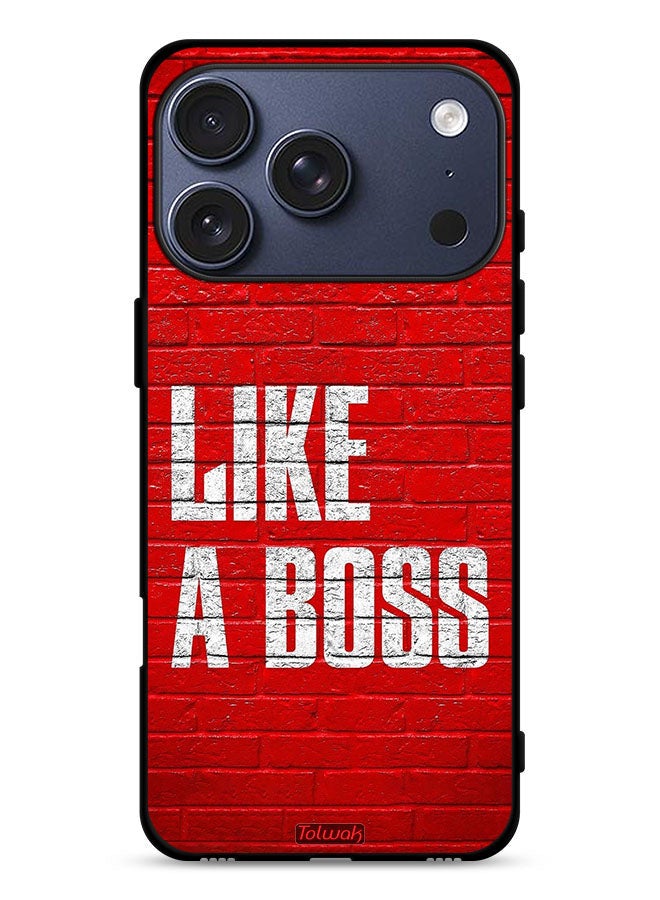 Tolwak Apple iPhone 17 Pro Protective Case Cover Like A Boss - Image 1