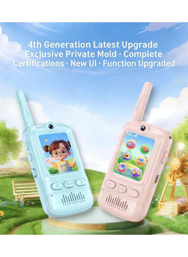 ALTRONE Kids Interactive Video Chat Toy, 4th Gen, One-Button Voice & Video Play, Safe ABS Toy for Children - Image 1