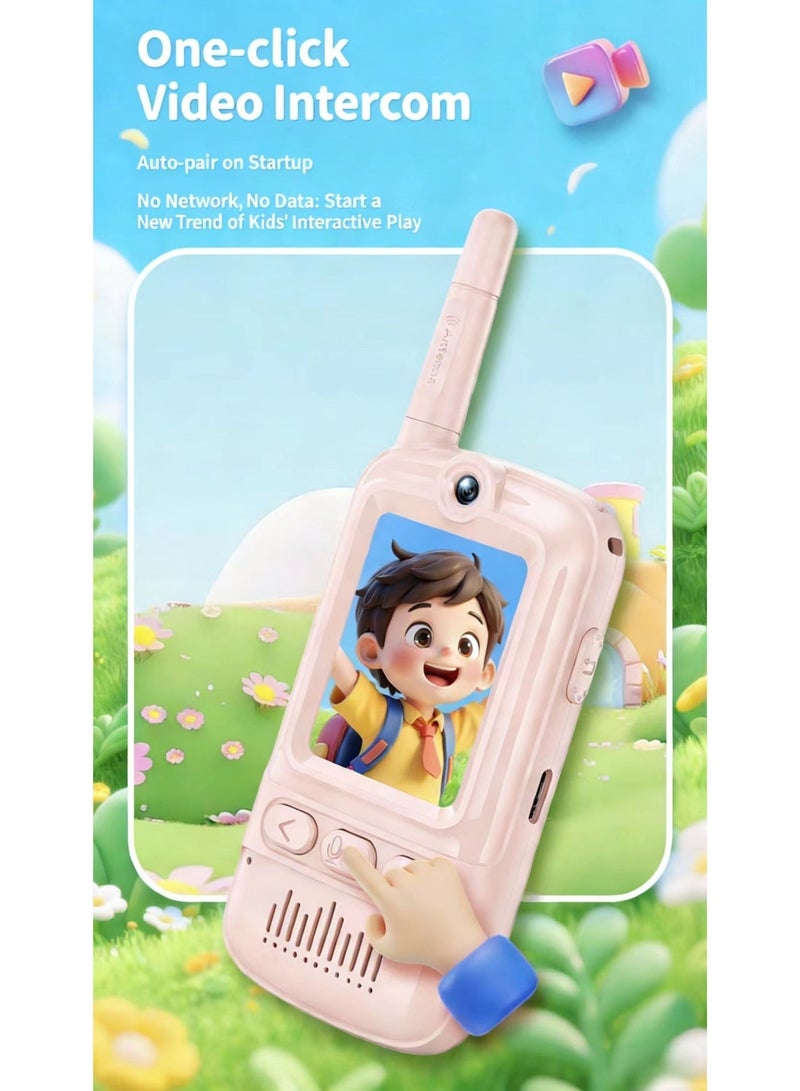ALTRONE Kids Interactive Video Chat Toy, 4th Gen, One-Button Voice & Video Play, Safe ABS Toy for Children - Image 3