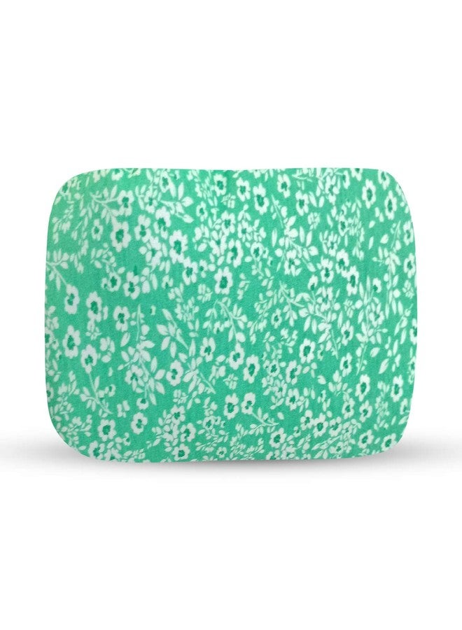 ZIKKU Arm Feeding Pillow for New Born Baby Washable, 100% Cotton Soft and Comfort Perfect for Breastfeeding & Breathable Fabric for Baby and Mom, Lightweight Feeding Pillow Floral Pattern (Green) - Image 2