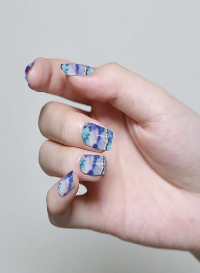 JERCLITY 10 Rolls Marbling Nail Foil Transfer Sticker Kit Nail Foil Sheets Foil Nail Art Decals Marbled Nail Foil Transfer Stickers Foil Nail Wraps for Foil Nail Art(Style-1) - Image 4
