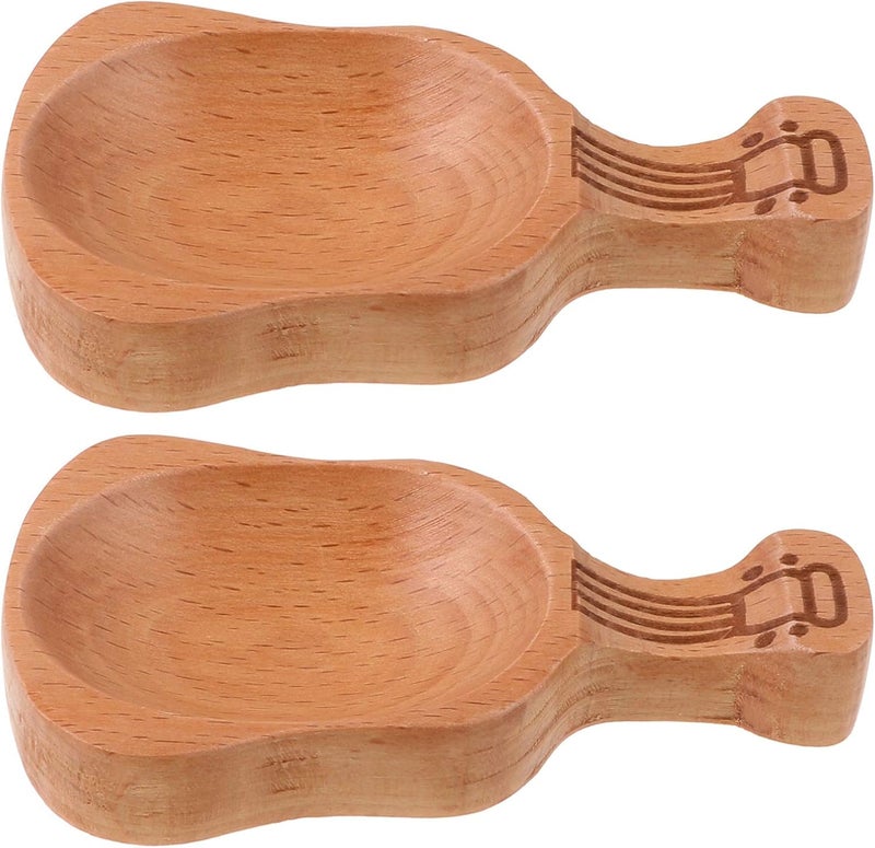 woobles Holder Wood Chopstick Holder Dish Wood Violin Soy Sauce Rest Stand for Asian Food Ramen Sushi Miso Rice Pho Soups Chopstick Holder Dish Stands Rack Spoon 2pcs Violin - Image 1