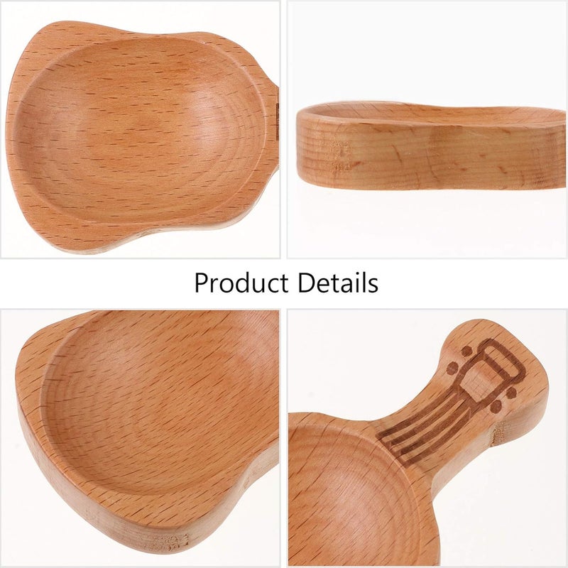 woobles Holder Wood Chopstick Holder Dish Wood Violin Soy Sauce Rest Stand for Asian Food Ramen Sushi Miso Rice Pho Soups Chopstick Holder Dish Stands Rack Spoon 2pcs Violin - Image 4