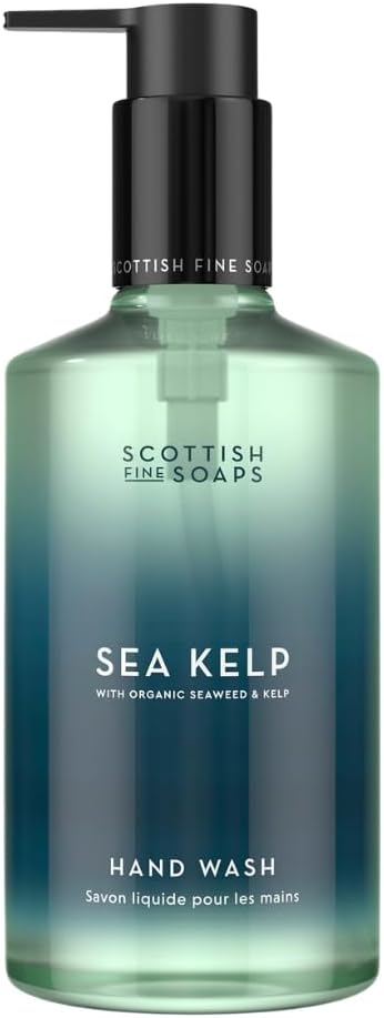 Scottish Fine Soaps Sea Kelp Hand Wash 300ml Refreshing Hand Soap with Sea Kelp and Panthenol