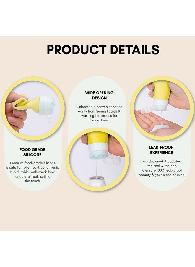 Beauté Secrets Travel Bottles for Toiletries 11pcs Kit, Leak Proof Travel Containers 85 ML Squeeze Bottle for Travelling,Cream Jars Refillable Dispenser Bottle Set for Shampoo Lotion - pzsku/Z64DBFF379A06F7C14C74Z/45/_/1738305982/a7c22592-4c38-4652-b7ed-9e2ee182af54