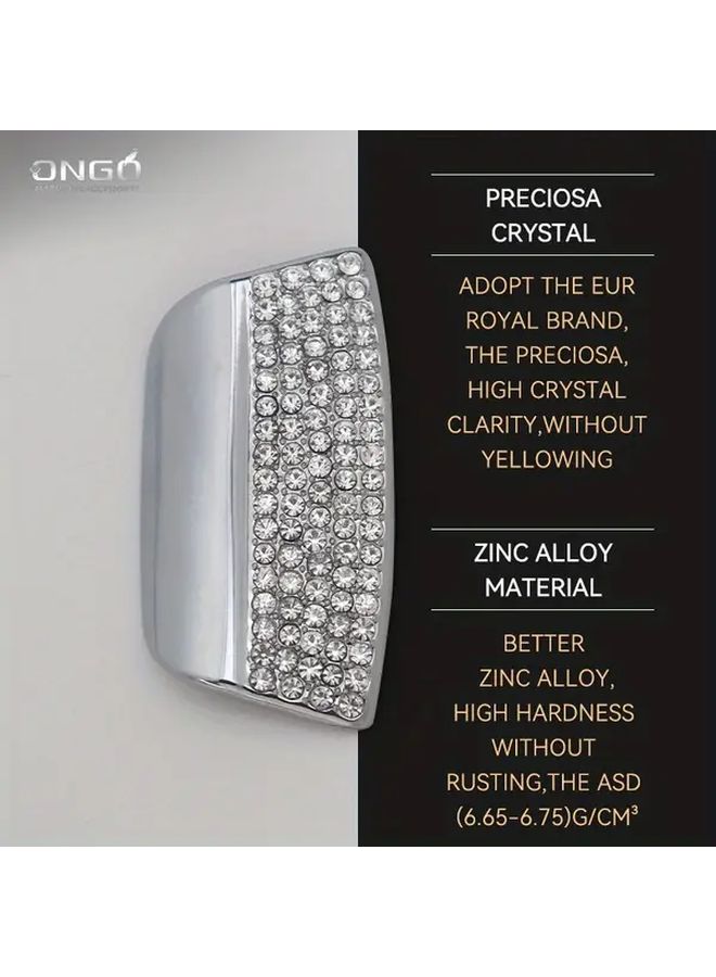 Preciosa Crystal Armrest Box Button for Mercedes E Class W213 2016 2023 Zinc Alloy Silvery - Image 5