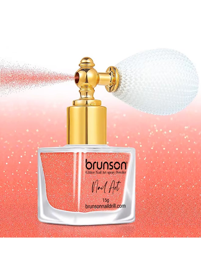 brunson Highlight Powder Glitter Spray 15g – Nail Art Glitter – Shimmer Highlighter Glitter Powder for Makeup – Nail Art – Craft Design BGPS07 - Image 2