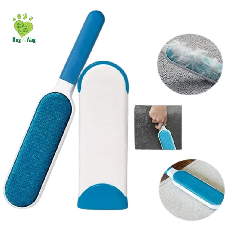 Healing Leaf HL'sPet Cat Hair Remover - Double-Sided Standard-Size, Travel Pet Hair Removal Brush, Self-Cleaning Base - Remove Cat and Dog Fur, Lint from Carpet, Car Seat, Couch, Clothing, Bedding etc - Image 3