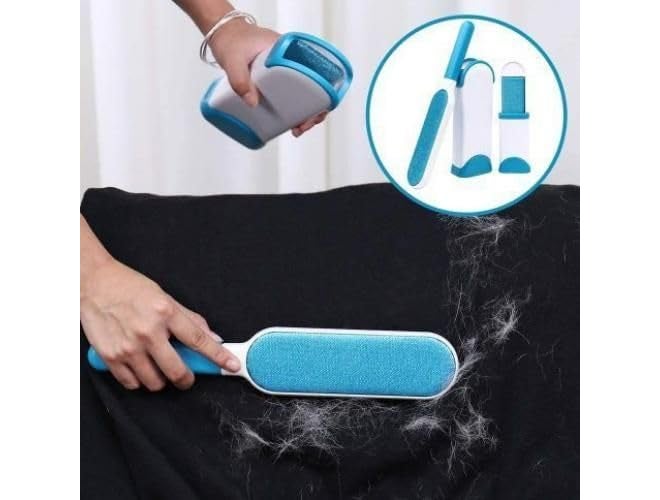 Healing Leaf HL'sPet Cat Hair Remover - Double-Sided Standard-Size, Travel Pet Hair Removal Brush, Self-Cleaning Base - Remove Cat and Dog Fur, Lint from Carpet, Car Seat, Couch, Clothing, Bedding etc - Image 4