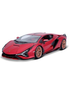 Bburago Elegant 1:18 Scale Lamborghini Sián FKP 37 Diecast Car - Detailed Model for Collectors and Enthusiasts  - Image 2