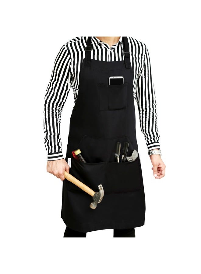 Ruvanti Professional Grade Durable Extra Large XXL Men/Women Aprons for Cooking BBQ Work Chef Apron - Image 1
