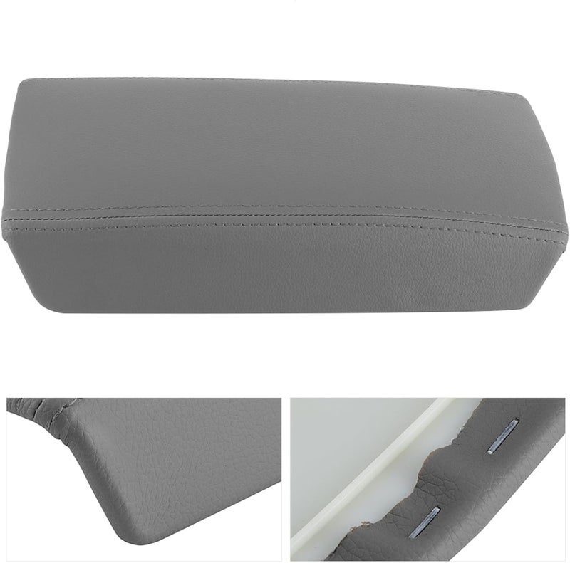 aqxreight Center Console Armrest Lid Central Box Cover Fit F Center Console Armrest Lid Central Box Cover for 2003-2007 | HighQuality Leather | Ea 2003-2007 (Grey) - Image 3