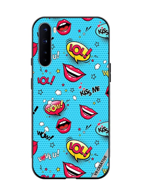 Protective Case Cover For OnePlus Nord Pop Art Design Multicolour