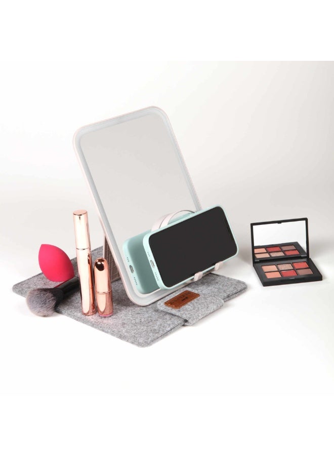StylPro Glow and Behold Travel Mirror with Selfie Shelf 1unit - Image 2