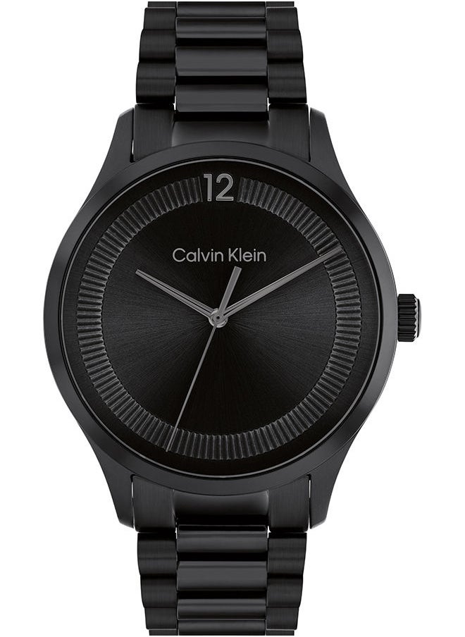 CALVIN KLEIN Unisex Analog Round Shape Stainless Steel Wrist Watch 25200227 40 Mm  - Image 1