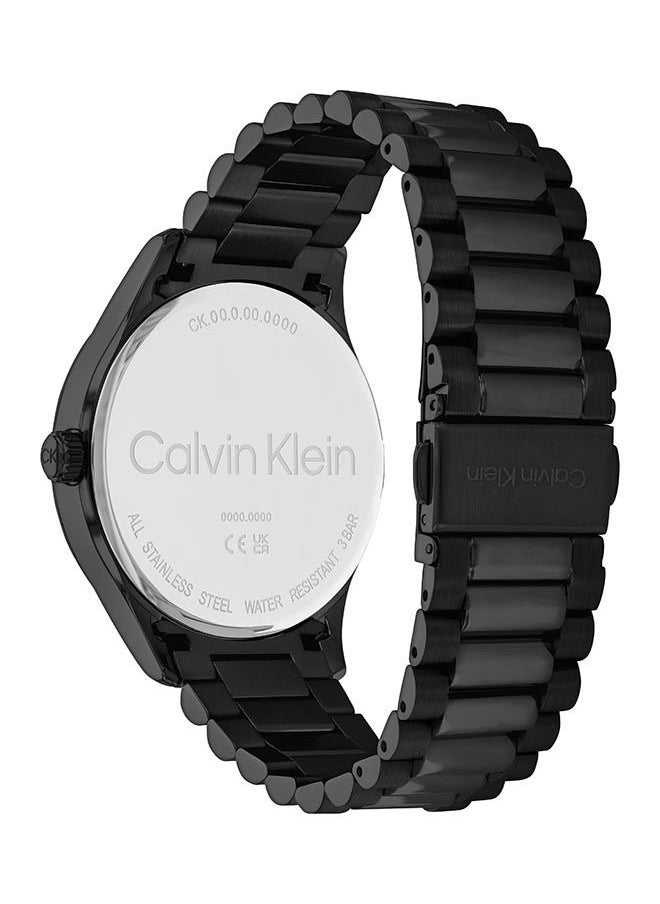 CALVIN KLEIN Unisex Analog Round Shape Stainless Steel Wrist Watch 25200227 40 Mm  - Image 3