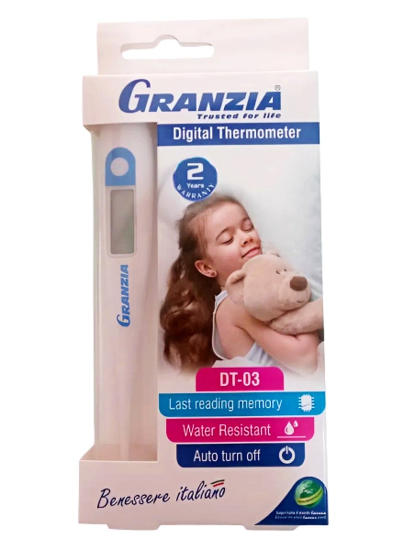 Digital Thermometer DT-03 – Water Resistant with Last Reading Memory