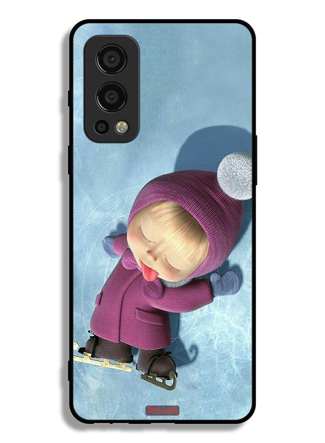 Tolwak OnePlus Nord 2 5G Protective Case Cover Cute Dolly - Image 2
