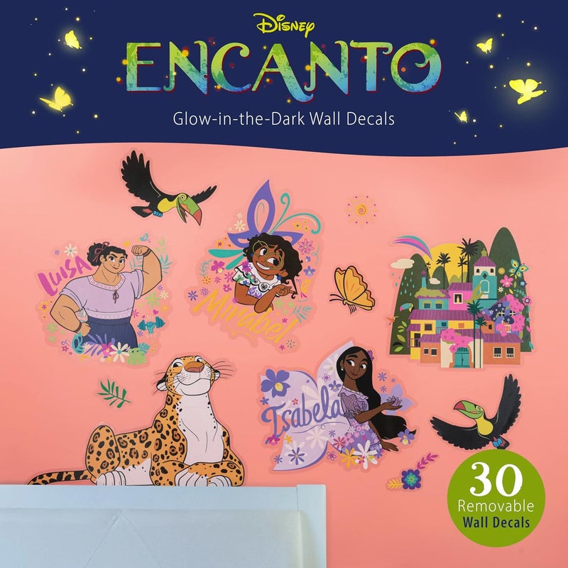 Paladone Encanto Glow in The Dark Wall Decals | Disney Animated Movies Bedroom Decorations - Image 2