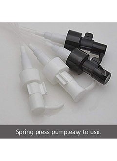 Elandy 2PCS 60ML/2oz Blue Glass Pump Bottles with Black Pump Top Cosmetic Make-up Cream Lotion Sample Packing Storage Container Vial Jar for Emulsion Essence  - Image 5