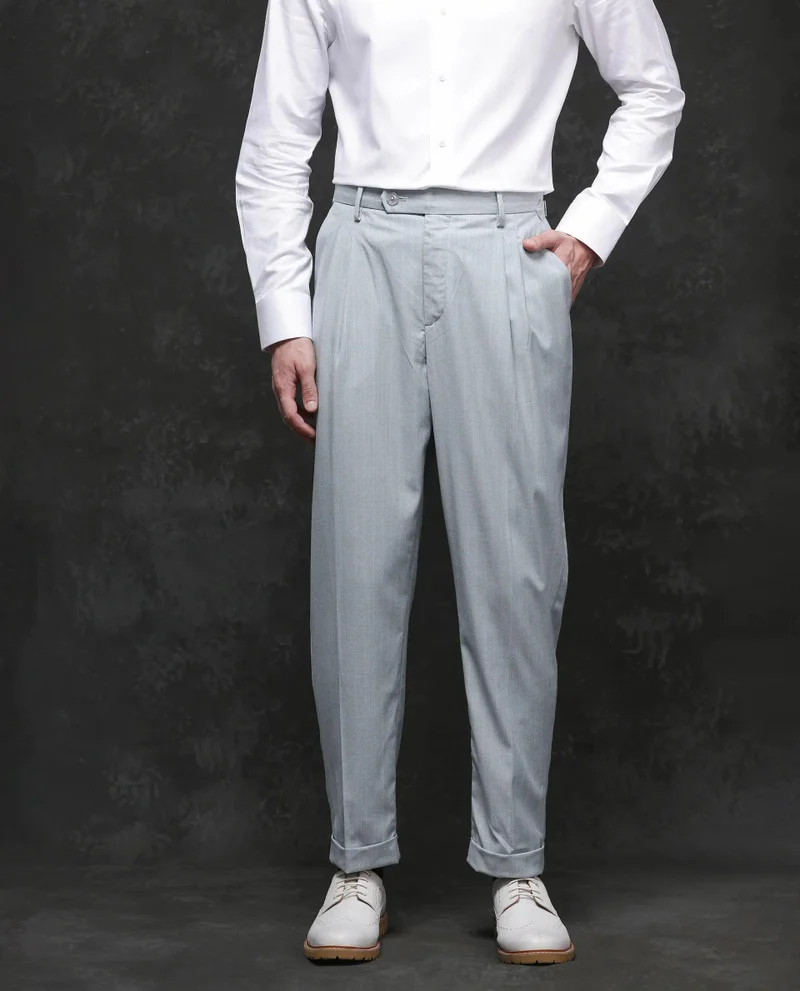 Rare Rabbit Men's Stripe Trousers